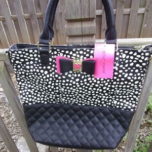 Betsey Johnson Be My Honey Spot NWT Handbag